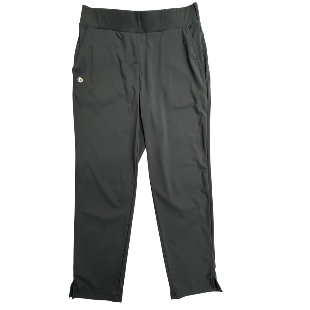 G/FORE Women's Golf Ankle Pants Gray Stretch Pull On Pockets Size M